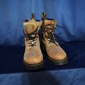 1460 RAINBOW RAY SUEDE LACE UP BOOTS